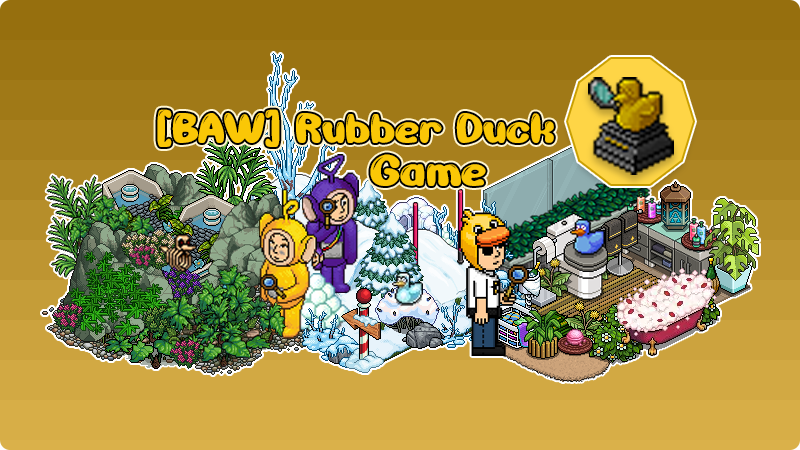 Badge Guide: [BAW] Rubber Duck Game - HabboDefense